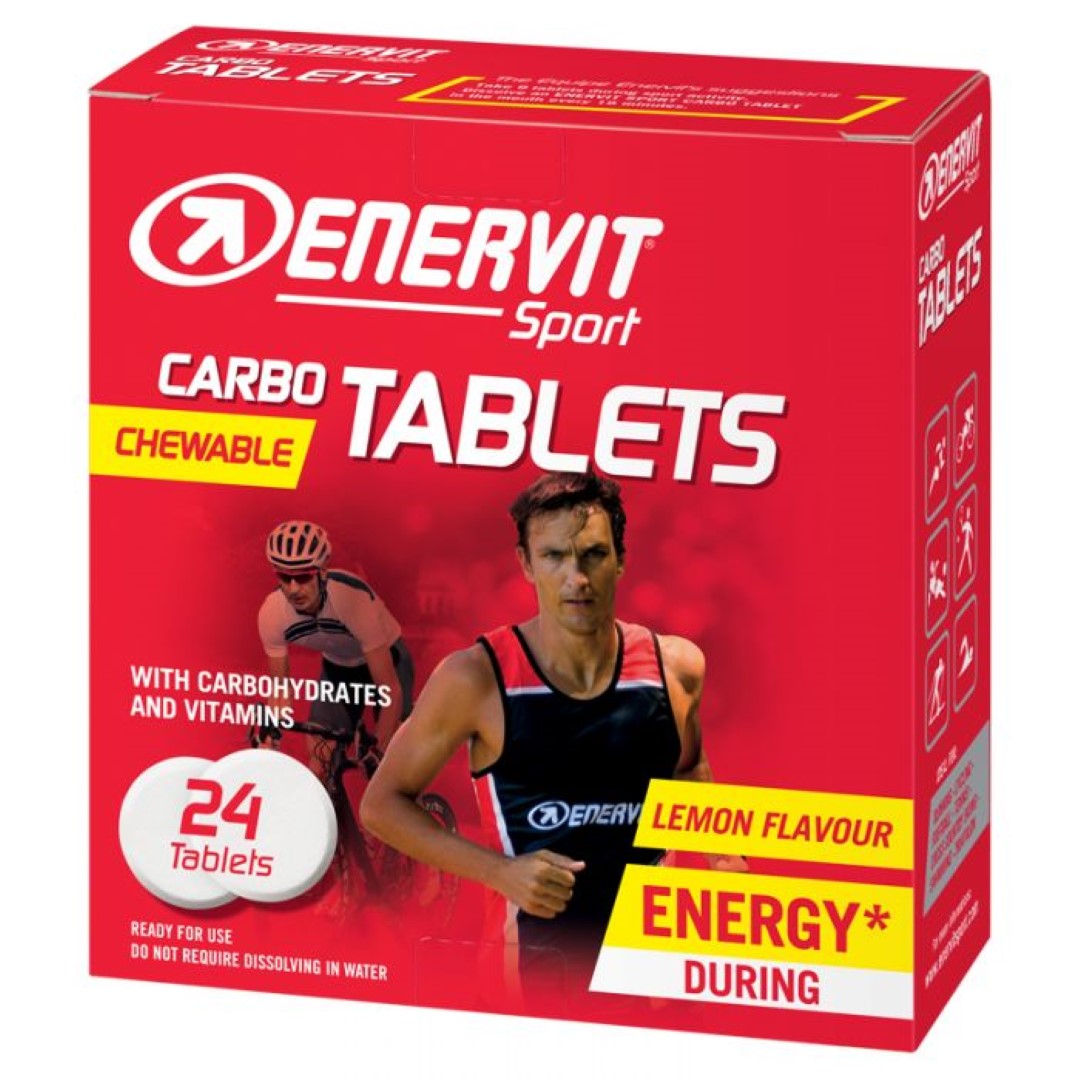 Produktbild ENERVIT Carbo Tablets Lemon, 24 x 4 g