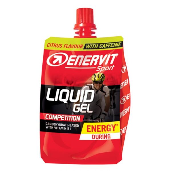 Produktbild ENERVIT LIQUID GEL Competition Zitrus+Koffein, 18 x 60 ml