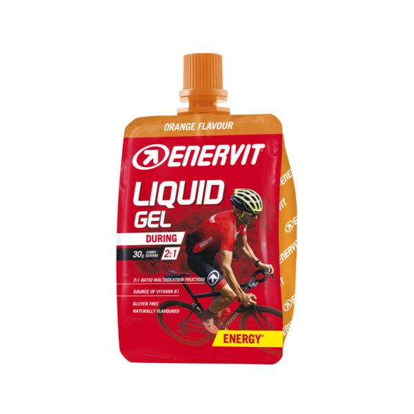 Produktbild ENERVIT LIQUID GEL Orange, 18 x 60 ml