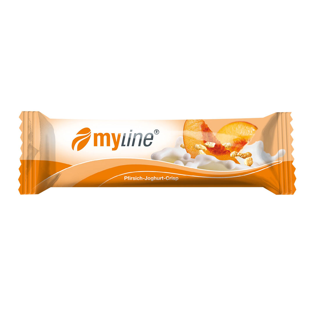 Produktbild MyLine-Riegel Pfirsich-Joghurt-Crisp, 24 x 40 g