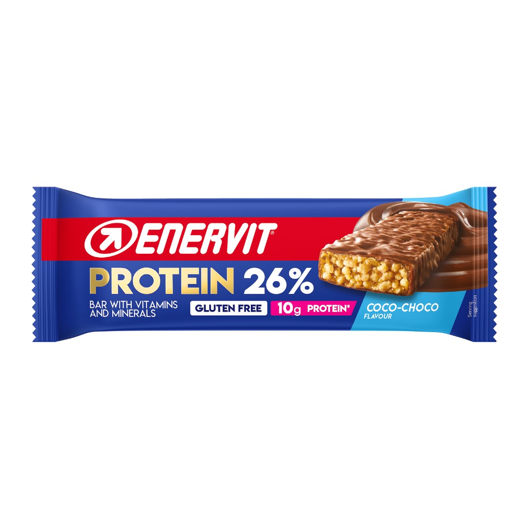 Produktbild ENERVIT PROTEIN BAR Coco-Choco 26%, 25 x 40 g