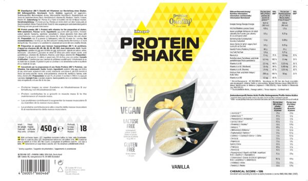 Produktbild ACTIVE Protein Shake laktosefrei Vanille, 450 g