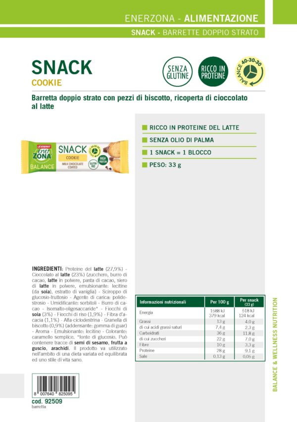 Produktbild ENERZONA Snack Cookie, 30 x 33 g