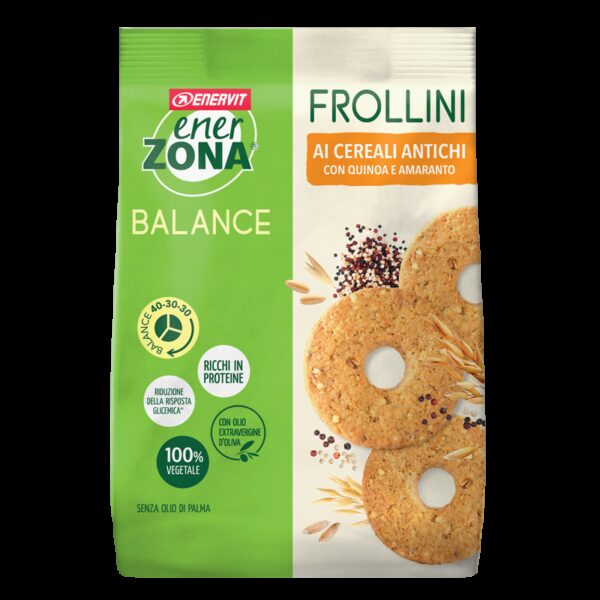 Produktbild ENERZONA Frollini, ai Cereali Antichi, 9 x 250 g