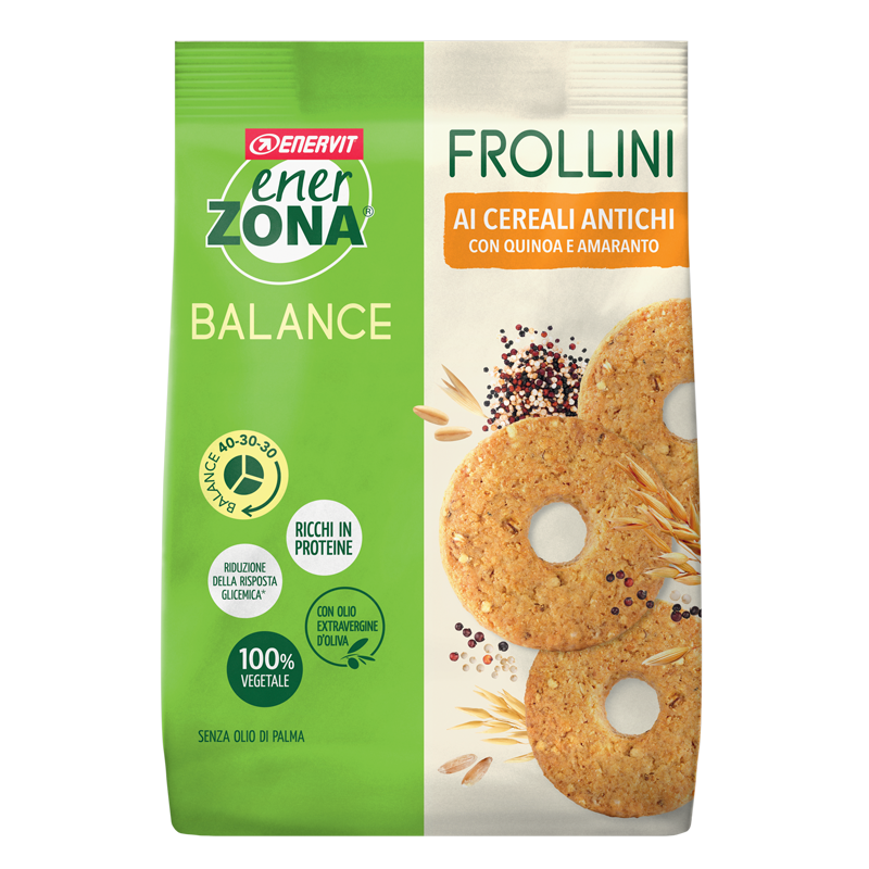 Produktbild ENERZONA Frollini, ai Cereali Antichi, 9 x 250 g