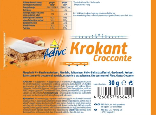 Produktbild ACTIVE Power Snack Krokant, 24 x 30 g