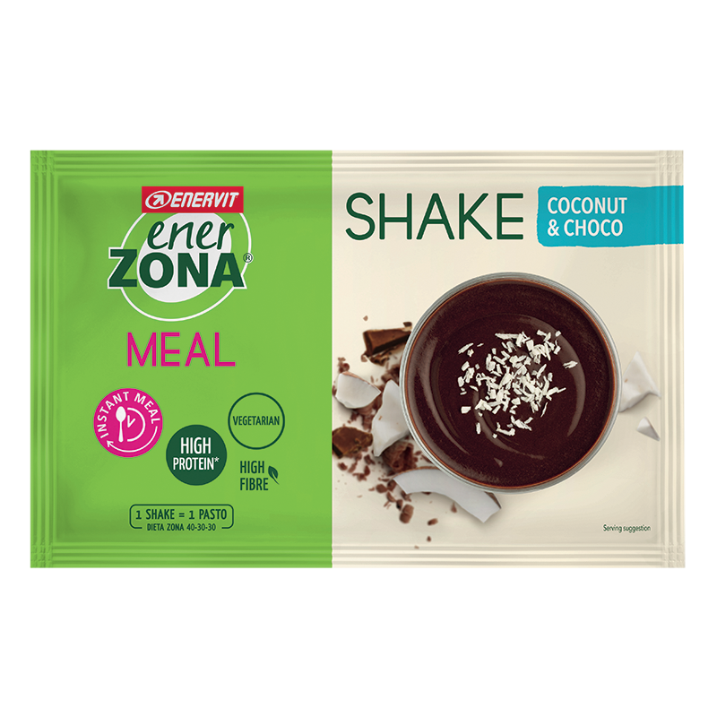 Produktbild ENERZONA Instant Meal Chocolate & Coconut, 20 x 53 g