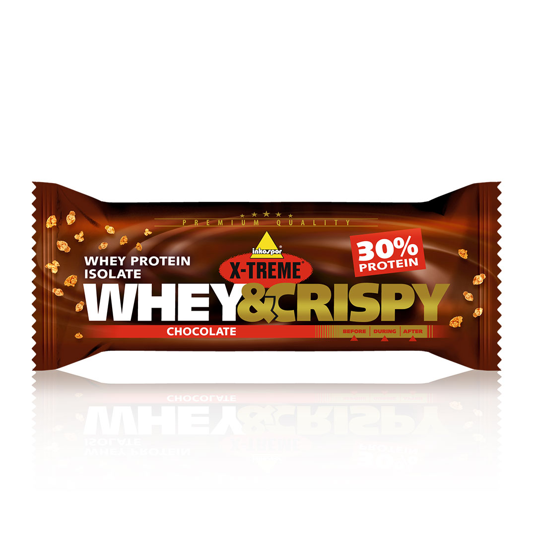 Produktbild X-TREME Whey & Crispy-Riegel Chocolate, 25 x 50 g