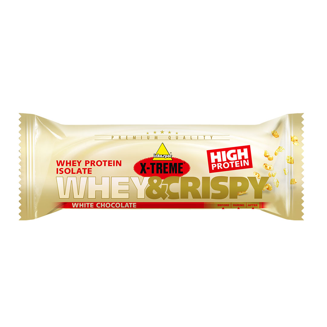 Produktbild X-TREME Whey & Crispy-Riegel White Chocolate, 25 x 50 g