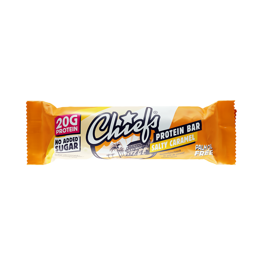 Produktbild CHIEFS Protein Bar, Salty Caramel, 12 x 55 g